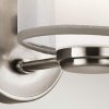 Kinkiet Saldana - 1 źródło światła Klasyczny pewter abażur z organzy okrągły klosz tuba minimalistyczny uniwersalny KL-SALDANA1 KICHLER
